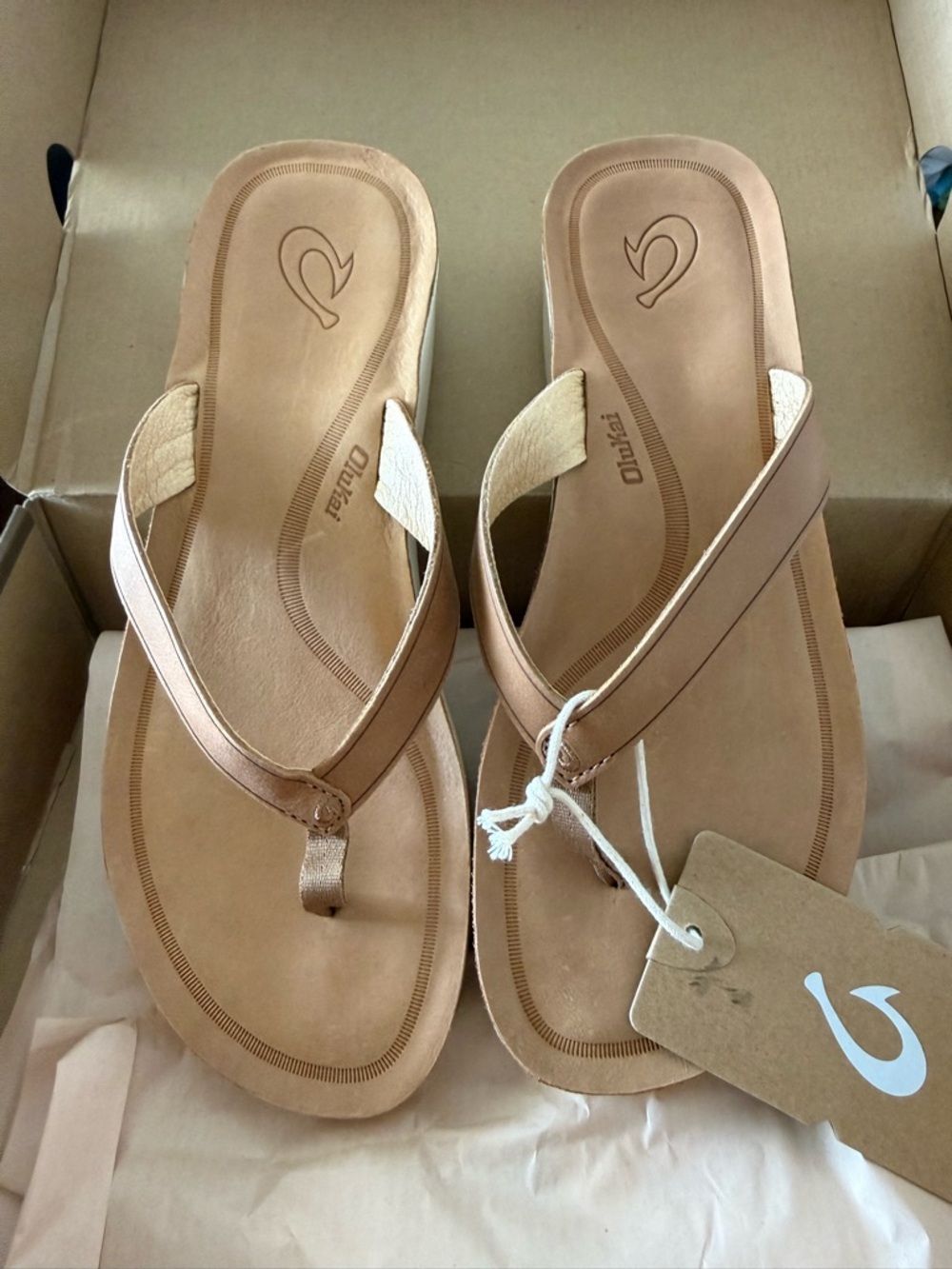 OluKai Women's Light Brown Sandals